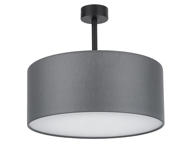 Lampa sufitowa Rondo 4-punktowa tkaninowa szara 57518