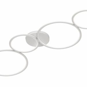 Lampa sufitowa RONDO biała LED 4x37W Ciepła biel 3300lm Trio 860534 Lampa sufitowa RONDO biała LED 4x37W Ciepła biel 3300lm Trio 860534