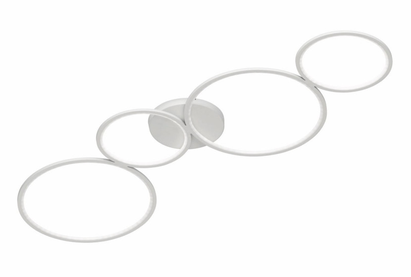 Lampa sufitowa RONDO biała LED 4x37W Ciepła biel 3300lm Trio 860534