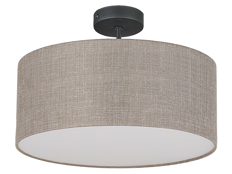 Lampa sufitowa Rondo tkaninowa beżowa 57498