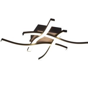 Lampa sufitowa ROUTE brązowo-czarna LED 4x5W Ciepła biel 500lm RL 860712 Lampa sufitowa ROUTE brązowo-czarna LED 4x5W Ciepła biel 500lm RL 860712