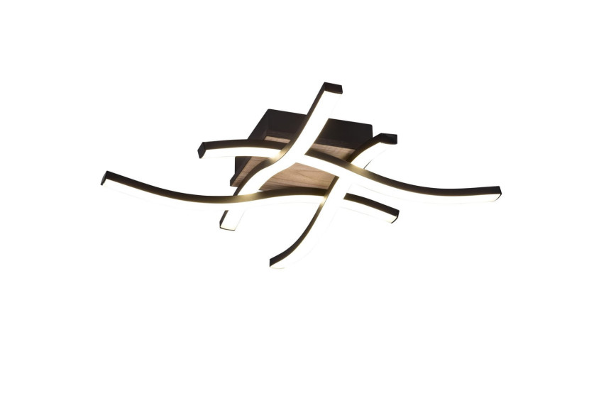 Lampa sufitowa ROUTE brązowo-czarna LED 4x5W Ciepła biel 500lm RL 860712