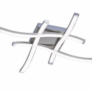 Lampa sufitowa ROUTE srebrno-biała LED 4x5W Ciepła biel 500lm RL 820461 Lampa sufitowa ROUTE srebrno-biała LED 4x5W Ciepła biel 500lm RL 820461