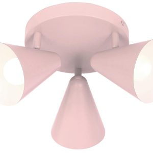 Lampa sufitowa różowa AMOR 3xE14x40W wym: 16x34x34 cm Candellux 924301 Lampa sufitowa różowa AMOR 3xE14x40W wym: 16x34x34 cm Candellux 924301