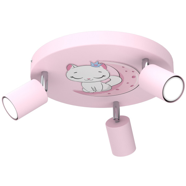 Lampa sufitowa różowo-biała-niebieska Fun 3xGU10x8W Luminex 863566
