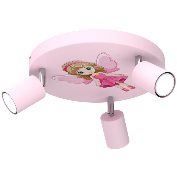 Lampa sufitowa różowo-brązowa-kremowa Fun 3xGU10x8W Luminex 863582