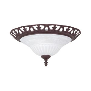 Lampa sufitowa RUSTICA czarno-biała 2xE27x60W IP20 Trio 942537 Lampa sufitowa RUSTICA czarno-biała 2xE27x60W IP20 Trio 942537
