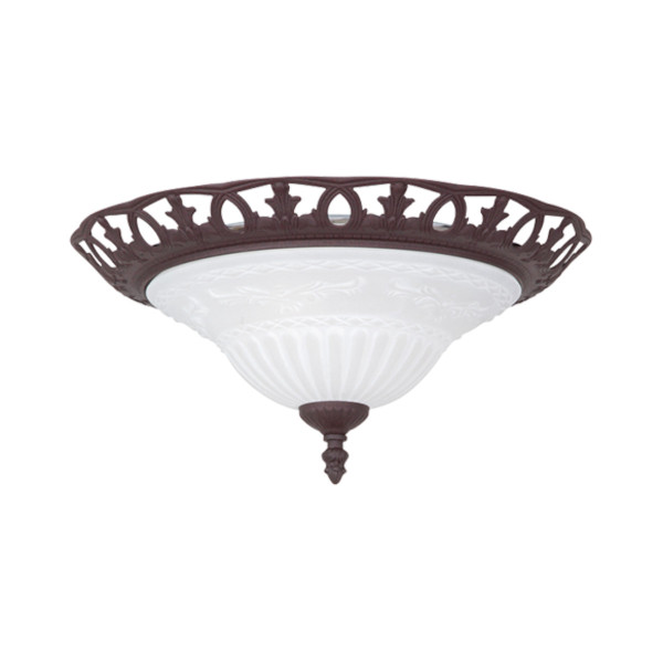 Lampa sufitowa RUSTICA czarno-biała 2xE27x60W IP20 Trio 942537
