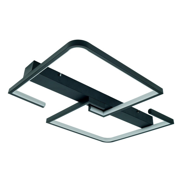 Lampa sufitowa SALEM czarno-biała LED 1x48W Neutralna biel 4100lm IdeaLED 863942