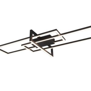 Lampa sufitowa SALINAS czarno-biała LED 3x34W Ciepła biel 3900lm Trio 820490 Lampa sufitowa SALINAS czarno-biała LED 3x34W Ciepła biel 3900lm Trio 820490