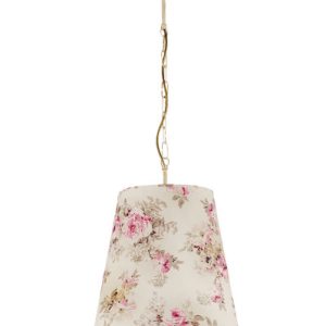 Lampa sufitowa SARA ecru-różowa 1xE27x15W IP20 Jupiter 1004451