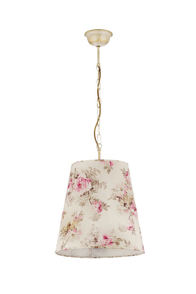 Lampa sufitowa SARA ecru-różowa 1xE27x15W IP20 Jupiter 1004451