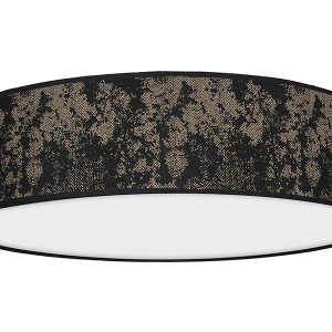 Lampa sufitowa Satino 3-punktowa tkaninowa czarna 45050 Lampa sufitowa Satino 3-punktowa tkaninowa czarna 45050