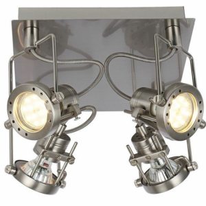 Lampa sufitowa satyna Fiji 2 4xGU10x50W wym: 14x23x23 cm Reality 863975 Lampa sufitowa satyna Fiji 2 4xGU10x50W wym: 14x23x23 cm Reality 863975