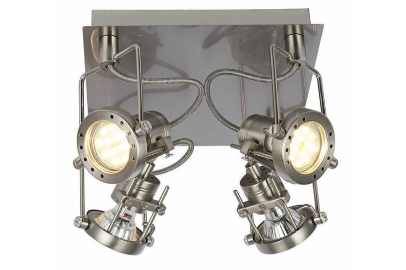 Lampa sufitowa satyna Fiji 2 4xGU10x50W wym: 14x23x23 cm Reality 863975