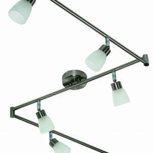 Lampa sufitowa satyno-biała DROPS 6xG9x40W wym: 18x165x10 cm Candellux 863879 Lampa sufitowa satyno-biała DROPS 6xG9x40W wym: 18x165x10 cm Candellux 863879