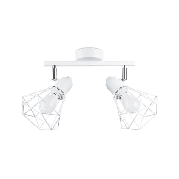 Lampa sufitowa SELARA biała chromowana 2xE14x40W IP20 Pure Lume 1020323