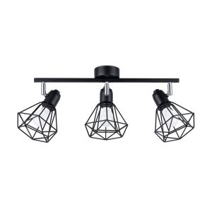 Lampa sufitowa SELARA czarna-chromowana 3xE14x40W IP20 Pure Lume 1020306 Lampa sufitowa SELARA czarna-chromowana 3xE14x40W IP20 Pure Lume 1020306