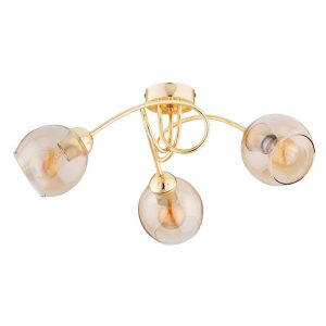 Lampa sufitowa SEYLA złota 3xE27x15W wym:27x52x52cm IP20 Alfa 1020299 Lampa sufitowa SEYLA złota 3xE27x15W wym:27x52x52cm IP20 Alfa 1020299