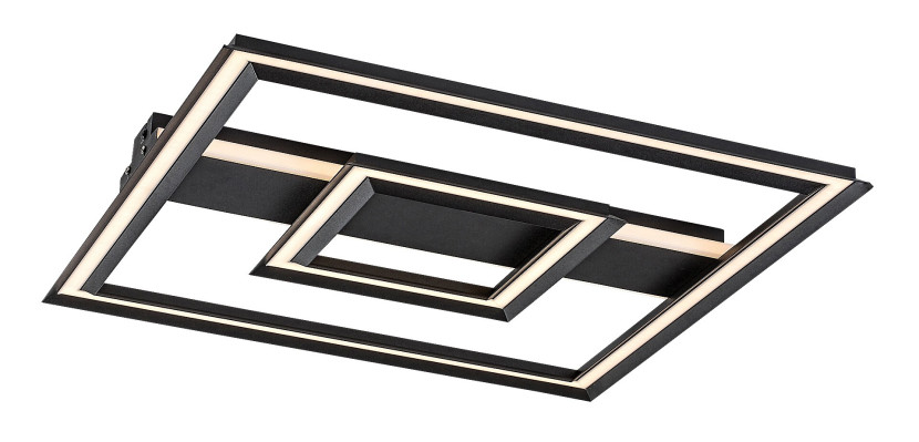 Lampa sufitowa SIDONA czarno-biała LED 1x48W Ciepła biel 2300lm Rabalux 860436
