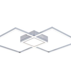 Lampa sufitowa Sirius chromowana biała LED 1x40W 4000K 2390lm Rabalux 863767 Lampa sufitowa Sirius chromowana biała LED 1x40W 4000K 2390lm Rabalux 863767
