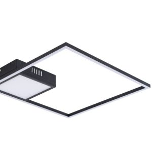 Lampa sufitowa Sirius czarna matowa-biała LED 1x30W 4000K 1900lm Rabalux 859335 Lampa sufitowa Sirius czarna matowa-biała LED 1x30W 4000K 1900lm Rabalux 859335