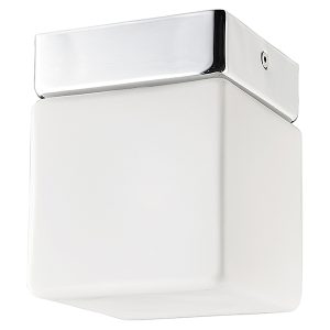Lampa sufitowa Sis szklana biało-srebrna 25629 Lampa sufitowa Sis szklana biało-srebrna 25629