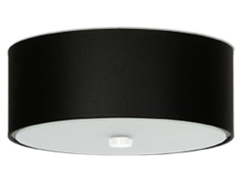 Lampa sufitowa Skala 3-punktowa tkaninowa czarna 71534