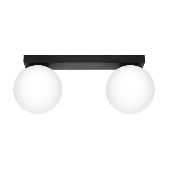 Lampa sufitowa SOLEDA biało-czarna 2xG9x12W IP20 Pure Lume 1020346