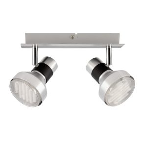 Lampa sufitowa Sorta regulowana srebrno-czarna 2xGX53x9W IP20 Candellux 1020193 Lampa sufitowa Sorta regulowana srebrno-czarna 2xGX53x9W IP20 Candellux 1020193