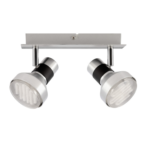 Lampa sufitowa Sorta regulowana srebrno-czarna 2xGX53x9W IP20 Candellux 1020193