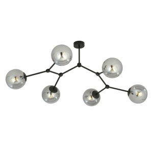Lampa Sufitowa Space 6 Black/Grafit 767293 Lampa Sufitowa Space 6 Black/Grafit 767293