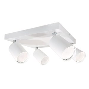 Lampa sufitowa spot Bardo 4xGU10 biała/chrom 1012405