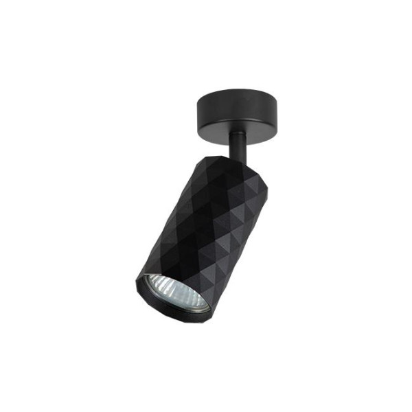 Lampa sufitowa spot GU10 czarna regulowana 1084453