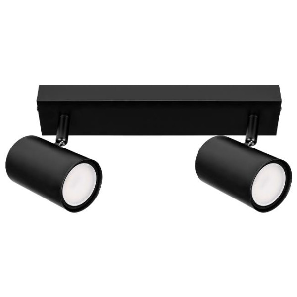 Lampa sufitowa spot Richi 2xGU10 czarna 1035548