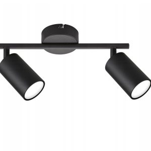 Lampa sufitowa spot Stico 2xGU10 czarna 974161