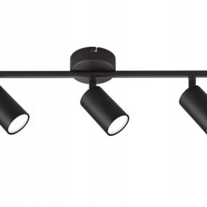 Lampa sufitowa spot Stico 3xGU10 czarna 974158