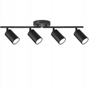 Lampa sufitowa spot Stico 4xGU10 czarna 974159
