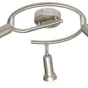 Lampa sufitowa srebrna ARC 3xE14x40W wym: 15x42x42 cm Candellux 924264 Lampa sufitowa srebrna ARC 3xE14x40W wym: 15x42x42 cm Candellux 924264