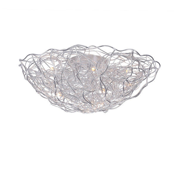 Lampa sufitowa srebrno-aluminiowy-szara SAREA 10xG9x40W Paul Neuhaus 818126