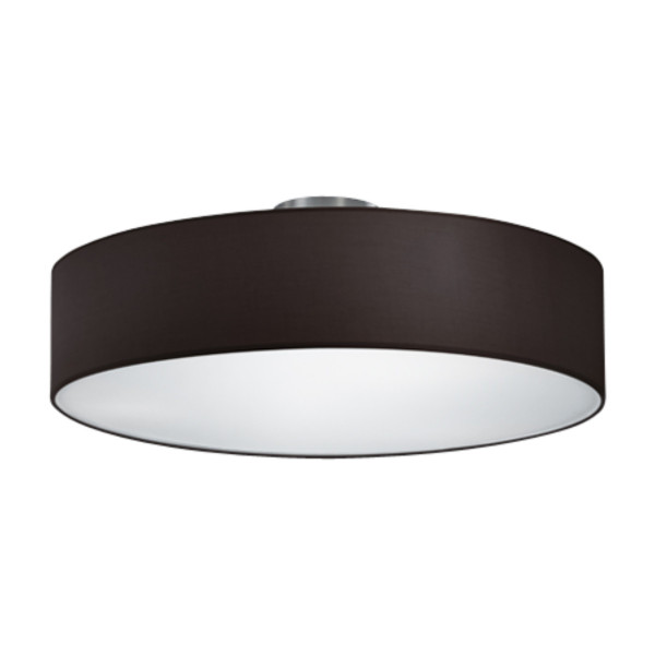 Lampa sufitowa srebrno-czarna HOTEL 3xE27x60W wym: 17x50x50 cm Trio 905122