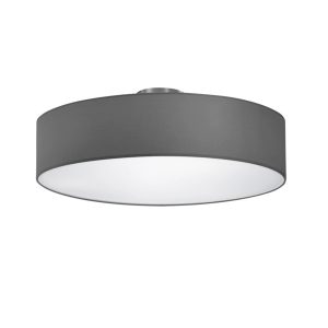 Lampa sufitowa srebrno-szara HOTEL 3xE27x60W wym: 17x50x50 cm Trio 905124 Lampa sufitowa srebrno-szara HOTEL 3xE27x60W wym: 17x50x50 cm Trio 905124