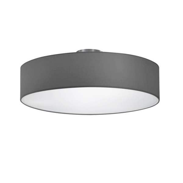 Lampa sufitowa srebrno-szara HOTEL 3xE27x60W wym: 17x50x50 cm Trio 905124