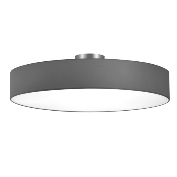 Lampa sufitowa srebrno-szara HOTEL 5xE27x60W wym: 17x65x65 cm Trio 863749