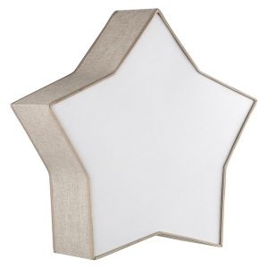 Lampa sufitowa Star 2-punktowa tkaninowa beżowa 266371 Lampa sufitowa Star 2-punktowa tkaninowa beżowa 266371