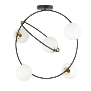 Lampa Sufitowa Stardom 5 Bl Opal 751872 Lampa Sufitowa Stardom 5 Bl Opal 751872
