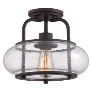 Lampa sufitowa stary brąz Trilogy 1xE27x60W wym: 24,8×30,5×30,5 cm Quoizel 818129 Lampa sufitowa stary brąz Trilogy 1xE27x60W wym: 24,8×30,5×30,5 cm Quoizel 818129