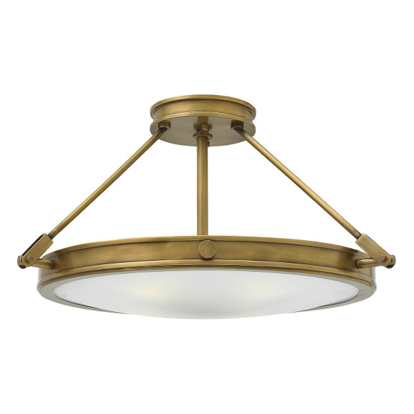 Lampa sufitowa stary mosiądz Collier 4xE14x40W wym: 29x56x56 cm Hinkley 860828