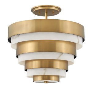 Lampa sufitowa stary mosiądz Echelon 3xE14x40W Quintiesse 860722 Lampa sufitowa stary mosiądz Echelon 3xE14x40W Quintiesse 860722