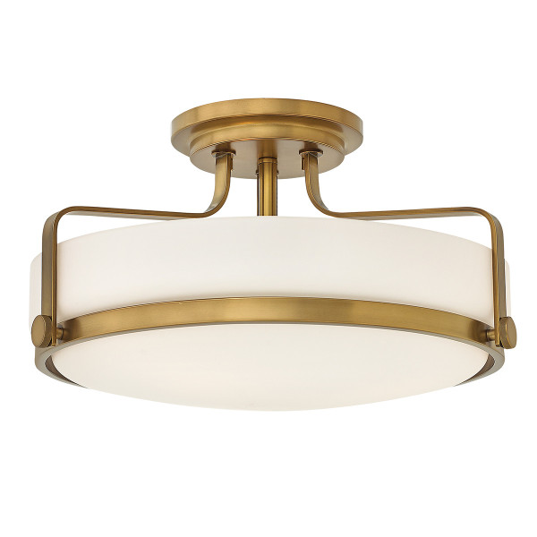 Lampa sufitowa stary mosiądz Harper 3xE27x60W Hinkley 863773